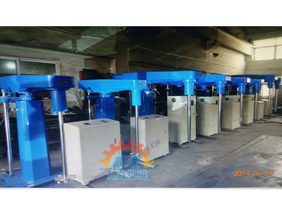 分散機(jī)完成，交付使用